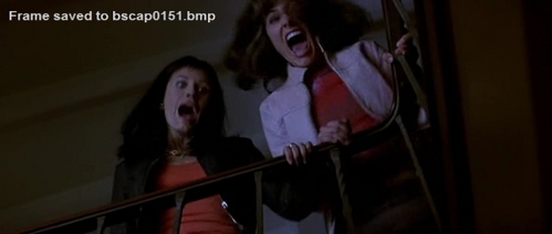  Scream 3:What did the girls saw that freaked them out?