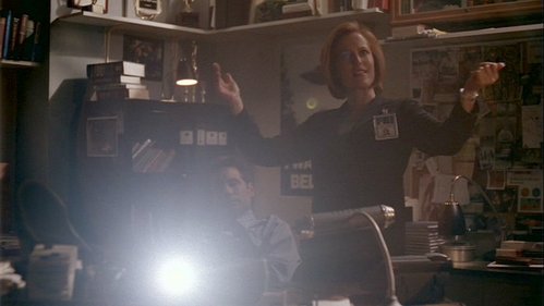  What episode is this picture from where Scully is happy?