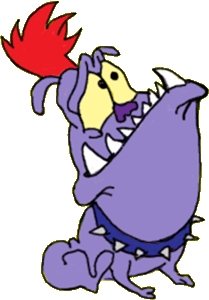  Rocko's Modern Life: Once Mrs. Bighead found a dog and kept it for a while. What was its name?
