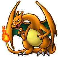 What colour does Charizards flame on his tail go when he's angry?