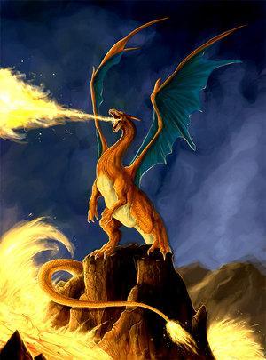 Charizard spits fire hot enough to melt what?