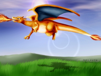 True/False:Charizard is the only starter to be able to learn fly through HM02?