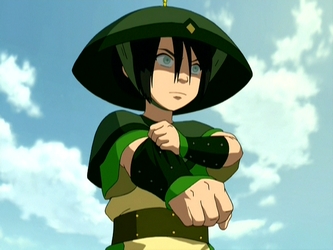  Why didnt toph get into the drill to help katara and sokka in book 2 'The drill'?