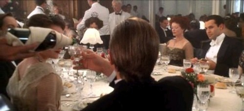 Who says this in the dinner: "Ladies, thank you for
the pleasure of your company."?
