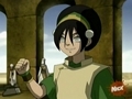  in what episode did toph give zuko a 'luv bruise'?
