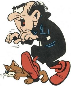  On the Smurfs, what was Gargamel's black cat's name?