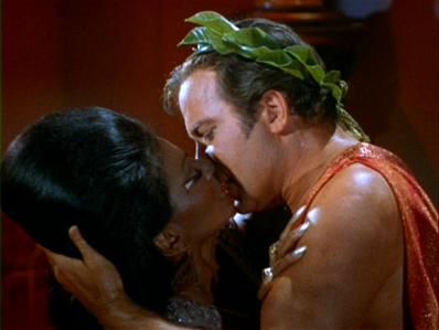  In what episode Kirk kisses Uhura?