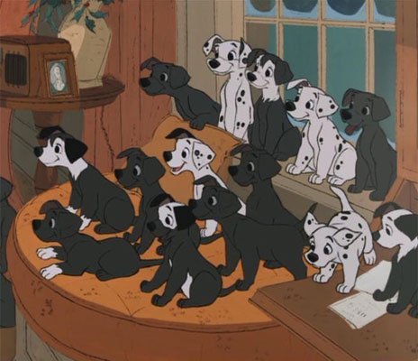 Pongo and Perdita used which canine gossip line to find their puppies ?