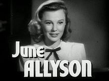 THE NAME GAME: What was June Allyson's real name?