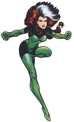Rogue Can Permanently absorb a muntants powers if in contact with them long enough. Which Mutant/Mutants did she get her Super Strength & Flight from?