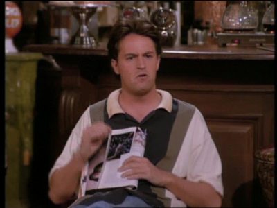 Which season did Chandler say 'Sometimes I wish I was a Lesbian...'