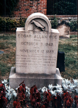  Every साल on Poe's birthday, the Poe टोअस्टर, टोस्टर leaves half a bottle of __________ on his grave.