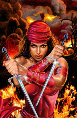  What was the closest sea to where Elektra was born?
