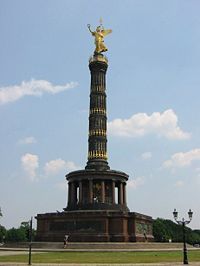  This so called "Siegessäule" was made because of the victories over...
