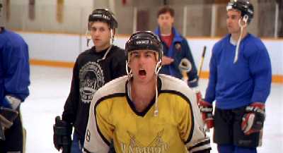 FINISH THE QUOTE: (From 'Happy Gilmore') Happy: I played junior hockey and still hold two league records: most time spent in the penalty box; and...