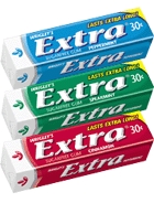  How many flavors of Extra Chewing Gum is available?