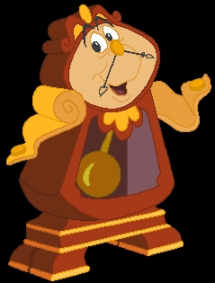 Which line was improvised by actor David Ogden Stiers, who played Cogsworth?