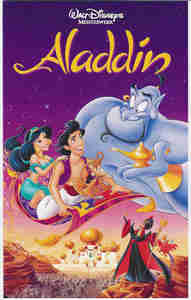 How many characters from other movies appear in Aladdin?