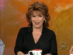  Was Joy Behar the only person to sit in the saat kerusi, tempat duduk on The View?