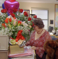WHO SAID IT? "I had to sit here all day, while Phyllis got like an entire garden delivered to her."