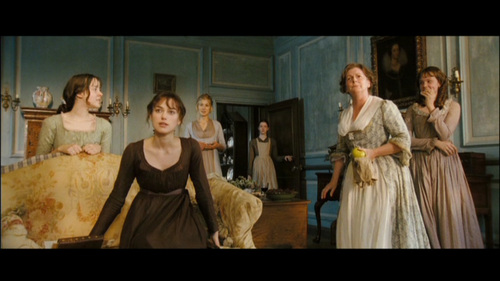 GIVE THE MOVIE (2005) RESPONSE! Mrs. Bennet: Have you no compassion for my poor nerves?
