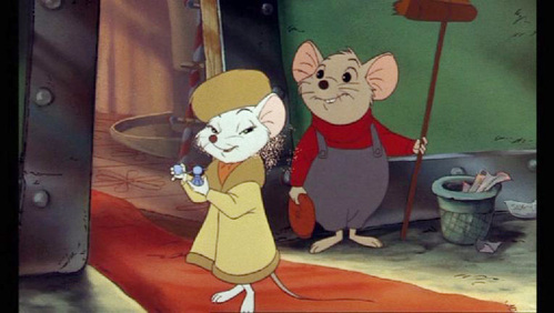  NAME THE SIDEKICK: This heroic little mouse does his best to be brave, though he doesn't like flying or the number 13.