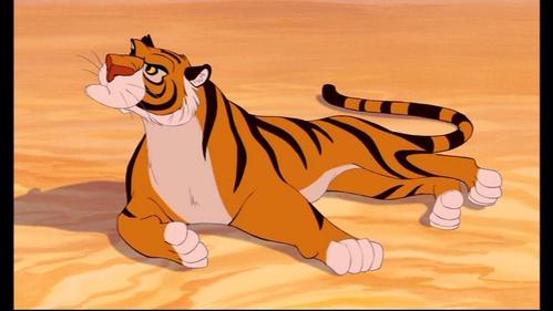  NAME THE SIDEKICK: This tiger may not have much to do, but he is still the best friend a lonely princess could ever have.