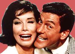 What were Dick Van Dyke and Mary Tyler Moore's characters' names in The Dick Van Dyke Show?