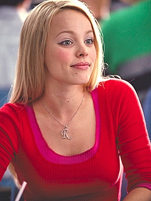  t/f: Rachel wore a wig for her film Mean Girls
