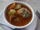  Albondigas sopa can be found in many Latin and South American countries. What is the main substance that can be found in this type of soup?