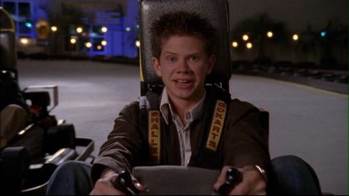  When Mouth, Peyton, and Fireball go-cart race(3x07) what number carts did they have?