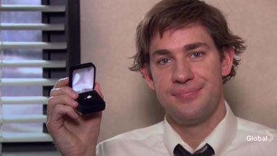  Where did Jim propose to Pam?
