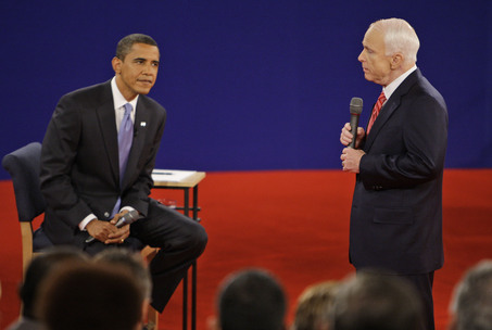 Who was the moderator of the second Presidential debate (10-7-08)?
