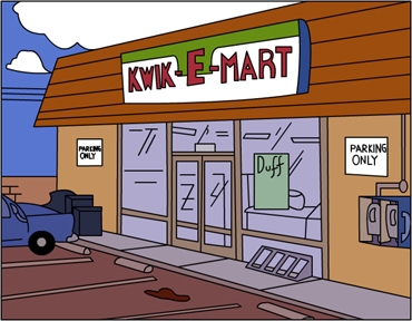  Springfield is to Kwik-E-Mart as Shelbyville is to...