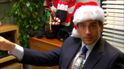  What is NOT something Michael says he wants to happen at the 'Christmas Party'?