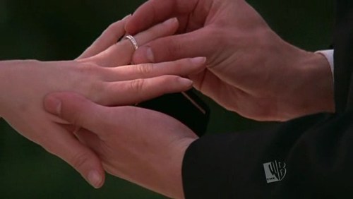 True or False: James picked out the second Naley wedding ring?