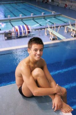  What are the 3 things that Tom Daley could not live with out?