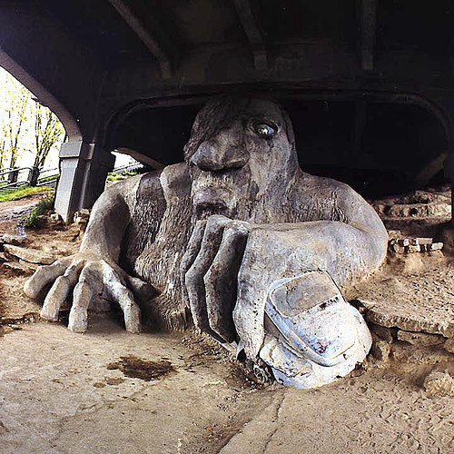 The Fremont Troll: Not just the stuff of legends.