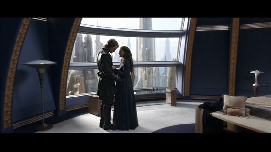  Padmé comforts Anakin about his conflicting feelings
