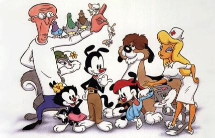 Part of the Animaniacs cast