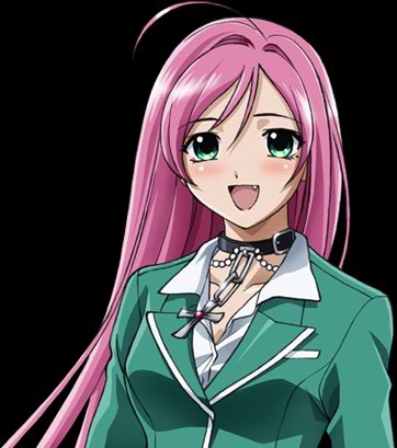 vampire rosario anime character moka characters pink fangs necklace akashiya fanpop haired most favorite eyes outer hard answers think which