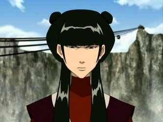  5.Mai she is sleek some people think she's ugly but if she was ugly she wouldn't of have a chance with Zuko she is beautiful and she is different from most I like different but she always has that same wierd hair style and barly makes a facial expression