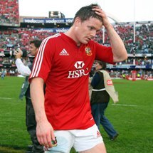  Brian O'Driscoll cannot hide his disappointment