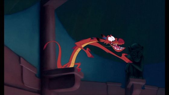  3. Mushu (Mulan) Positive: nice, funny, somewhat heroic, voiced oleh Eddie Murphy Negative: can be a little selfish