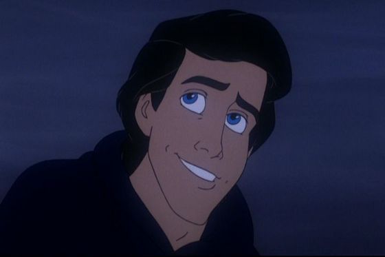 1. With his GORGEOUS blue eyes, wavy black hair, and the way he risks his life to save Ariel, Prince Eric may not have much a personality, but he's the number one hottie animated guy for me. I LOVE YOU, PRINCE ERIC!