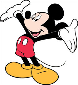 Walt Disney's most popular character, Mickey Mouse