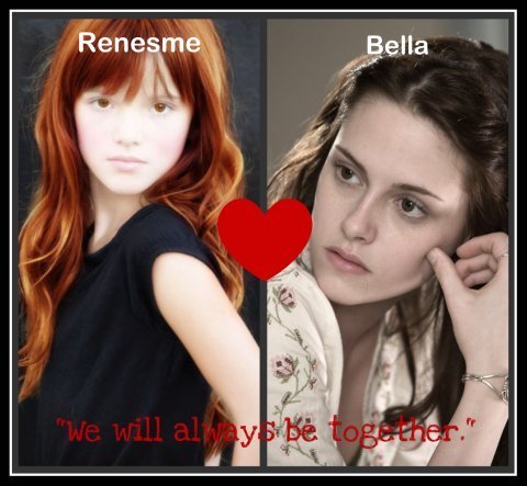 Renesme ( Taylor ) and Bella