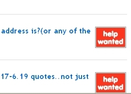 Many users hunt for the "help wanted" icons in the Recent Answers list.