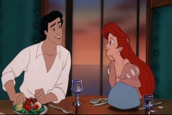  Ariel and Eirc are like Giselle and Robert only Giselle's hair is lighter red