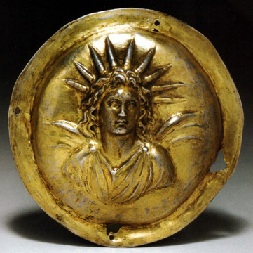  A golden image of Helios